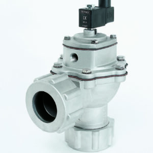 1½" D Series Quick Connection Diaphragm Pulse Valves with integral solenoid operator